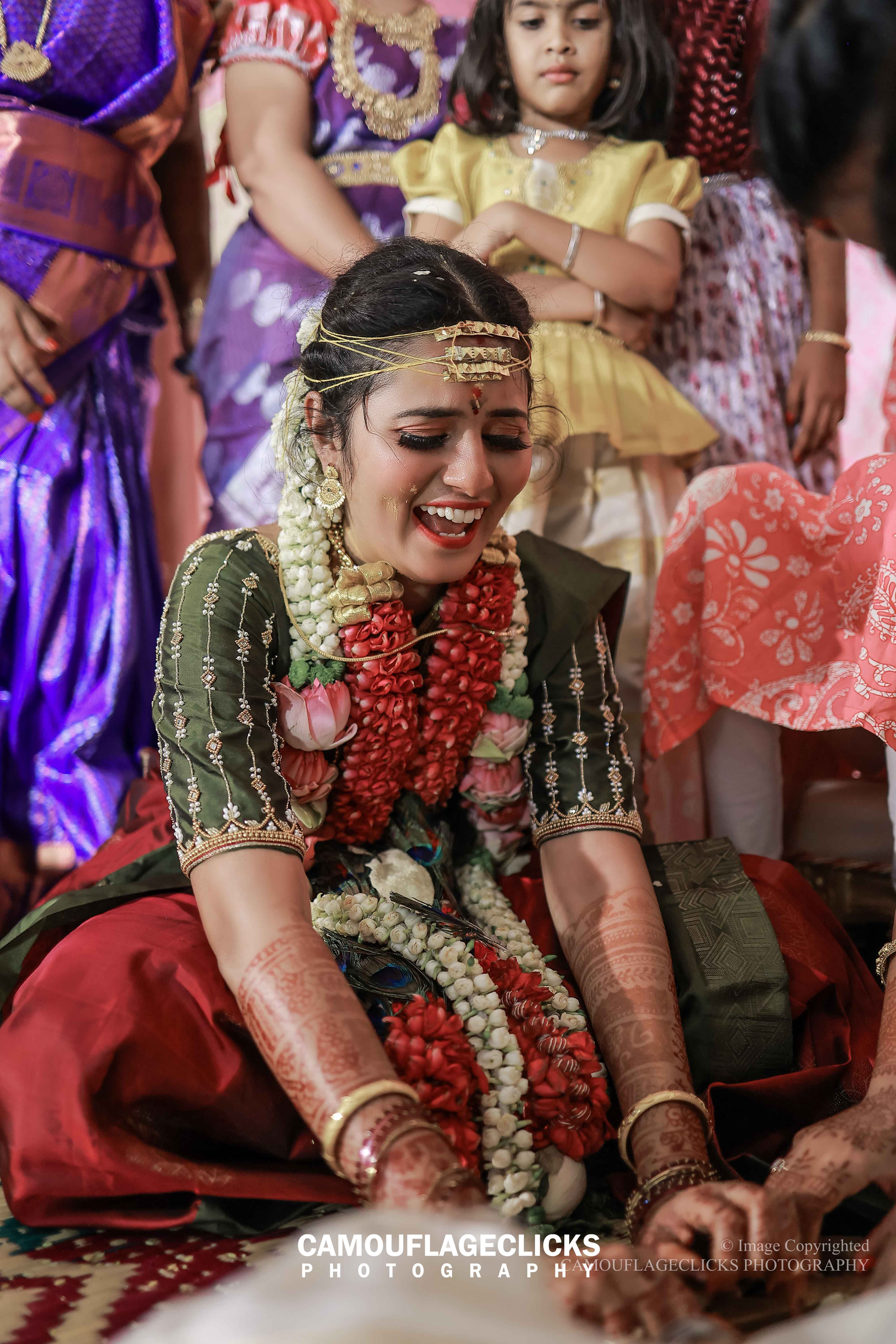 Rajkumar Krittika marriage ceremony, Looking for expert wedding photographers in Coimbatore? Camouflageclicks captures your big day with candid moments, cinematic videos, and beautiful storytelling. Book creative wedding photography today!